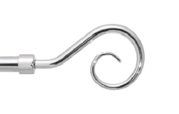 картинка Гак 16 мм, Хром от магазина Карнизы
