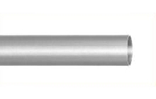 картинка гладка 19 мм, 1.60 м, Сатин Нікель от магазина Карнизы