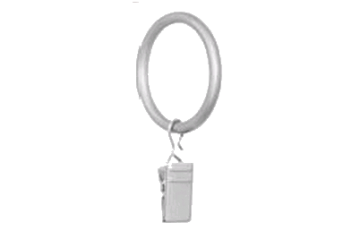 картинка Кільце з Жабкою 25 мм, 10 шт, Сатин Нікель от магазина Карнизы