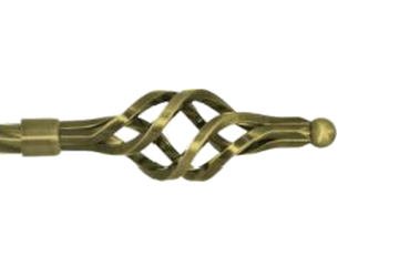 картинка Ажур Мала 16 мм, Чорний Оксамит от магазина Карнизы