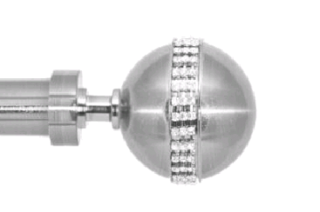 картинка Авея 25 мм, Нержавіюча Сталь от магазина Карнизы