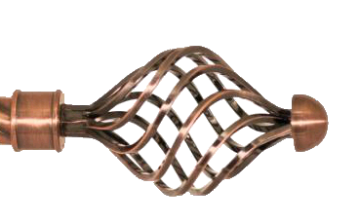 картинка Арезо 19 мм, Мідь Антична от магазина Карнизы