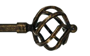 картинка Ажур 16 мм, Чорне Золото от магазина Карнизы