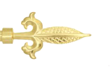 картинка Генуя 19 мм, Золото Матове от магазина Карнизы