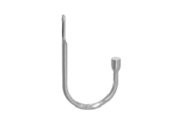 картинка Гак для Штор 16 мм, Нержавіюча Сталь от магазина Карнизы