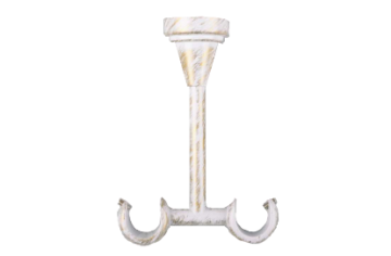 картинка ТР-2 стельовий відкритий  16-16 мм, Біле Золото от магазина Карнизы