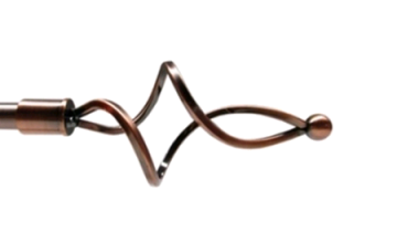 картинка Ажур Хвилястий 16 мм, Мідь Антична от магазина Карнизы