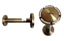 картинка ТР-1 розета реверс 19 мм, Антико от магазина Карнизы