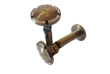 картинка ТР-1 розета реверс 19 мм, Сатин Нікель от магазина Карнизы