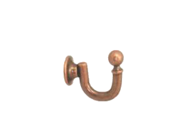 картинка Гачок Металевий , 30 мм, Мідь Антична от магазина Карнизы