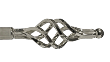 картинка Ажур Мала 16 мм, Хром от магазина Карнизы