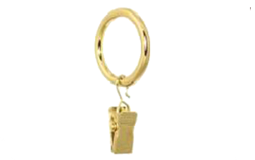 картинка Кільце з Жабкою 16 мм, 10 шт, Золото от магазина Карнизы