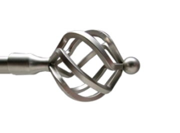 картинка Ажур 16 мм, Сатин Нікель от магазина Карнизы