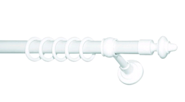 картинка трубчастий пластик, 1.20 м, Білий от магазина Карнизы