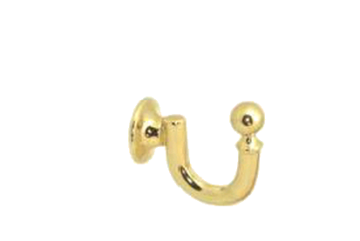 картинка Гачок Металевий , 30 мм, Золото от магазина Карнизы