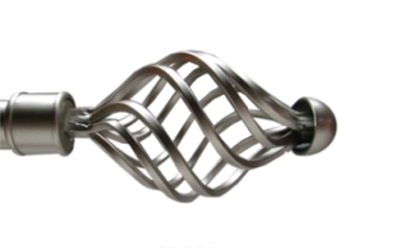 картинка Арезо 19 мм, Сатин Нікель от магазина Карнизы