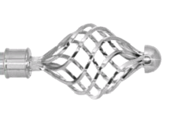 картинка Арезо (навона) 25 мм, Нержавіюча Сталь от магазина Карнизы