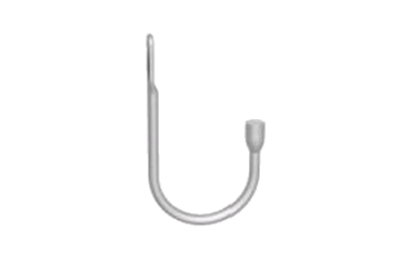 картинка Гак для Штор 25 мм, Сатин Нікель от магазина Карнизы
