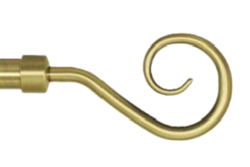 картинка Гак 16 мм, Чорний Оксамит от магазина Карнизы