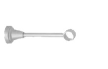 картинка ТР-1 закритий 16 мм, 18 см, Сатин Нікель от магазина Карнизы