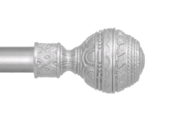 картинка Арабеска 25 мм, Сатин Нікель от магазина Карнизы