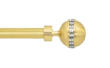 картинка Авея 16 мм, Золото Матове от магазина Карнизы