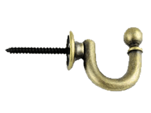 картинка Гачок Металевий , 45 мм, Антико от магазина Карнизы