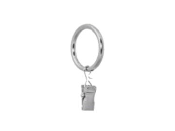 картинка Кільце з Жабкою 16 мм, 10 шт, Хром от магазина Карнизы