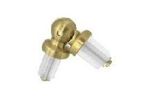 картинка З'єднувач Труби Кутовий 16 мм, Хром от магазина Карнизы