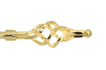 картинка Ажур Мала 16 мм, Золото от магазина Карнизы