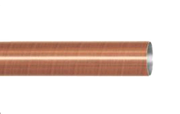 картинка гладка 19 мм, 1.60 м, Мідь Антична от магазина Карнизы