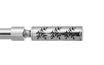 картинка Апрілія 16 мм, Хром - Оникс от магазина Карнизы