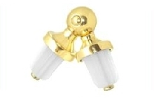 картинка З'єднувач Труби Кутовий 25 мм, Золото от магазина Карнизы