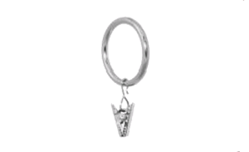 картинка Кільце з Жабкою 19 мм, 10 шт, Нержавіюча Сталь от магазина Карнизы