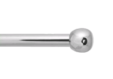 картинка Квадро 16 мм, Хром - Оникс от магазина Карнизы