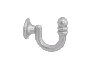 картинка Гачок Металевий , 35 мм, Сатин Нікель от магазина Карнизы