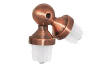 картинка З'єднувач Труби Кутовий 25 мм, Мідь Антична от магазина Карнизы