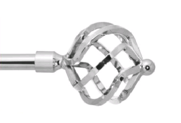 картинка Ажур 16 мм, Хром от магазина Карнизы